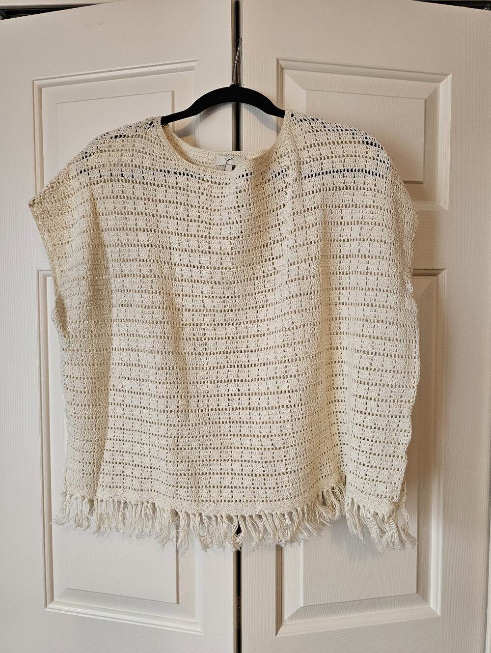 Joie Cream Knit Shirt Small